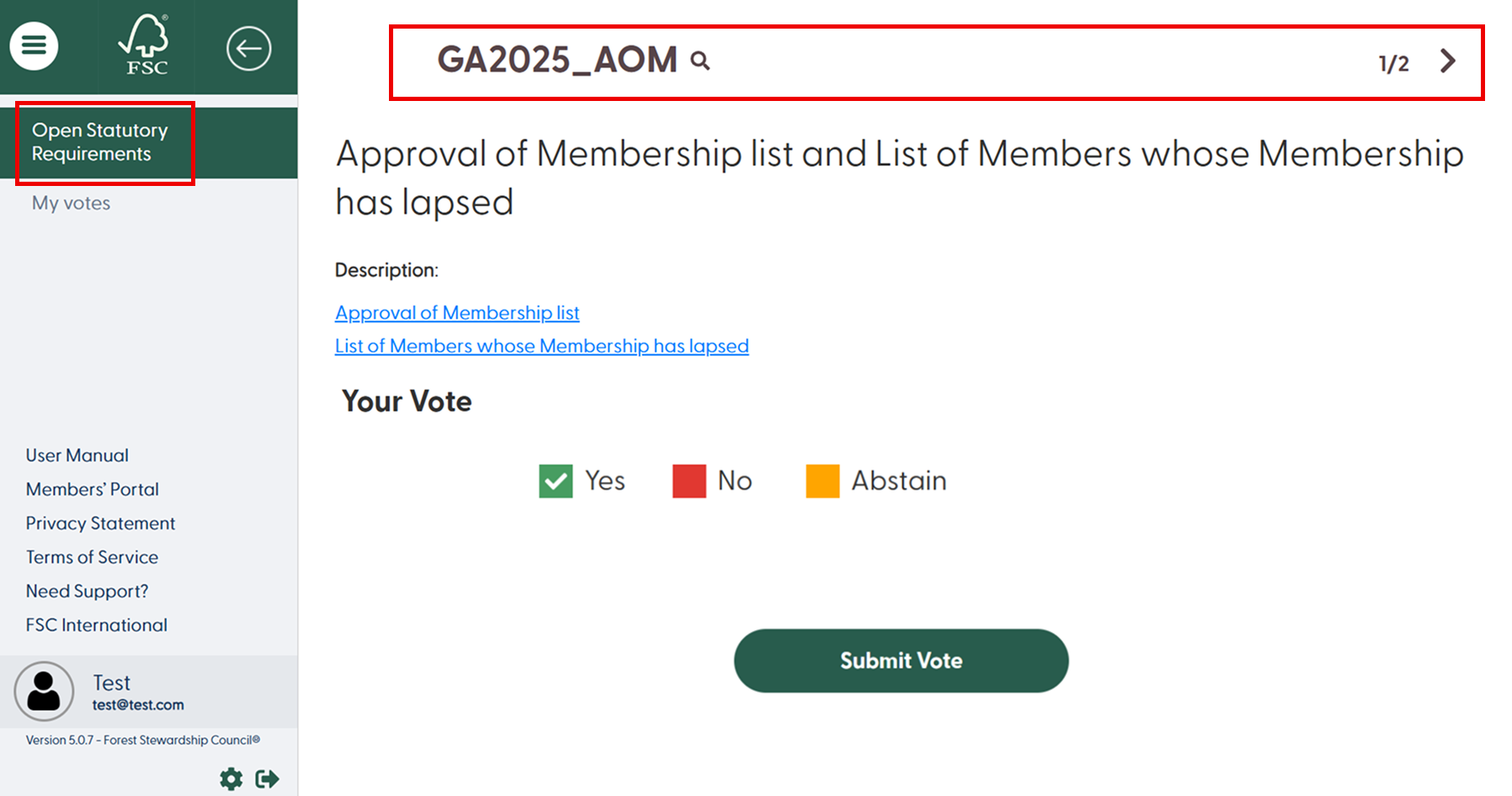 StatutoryVoting