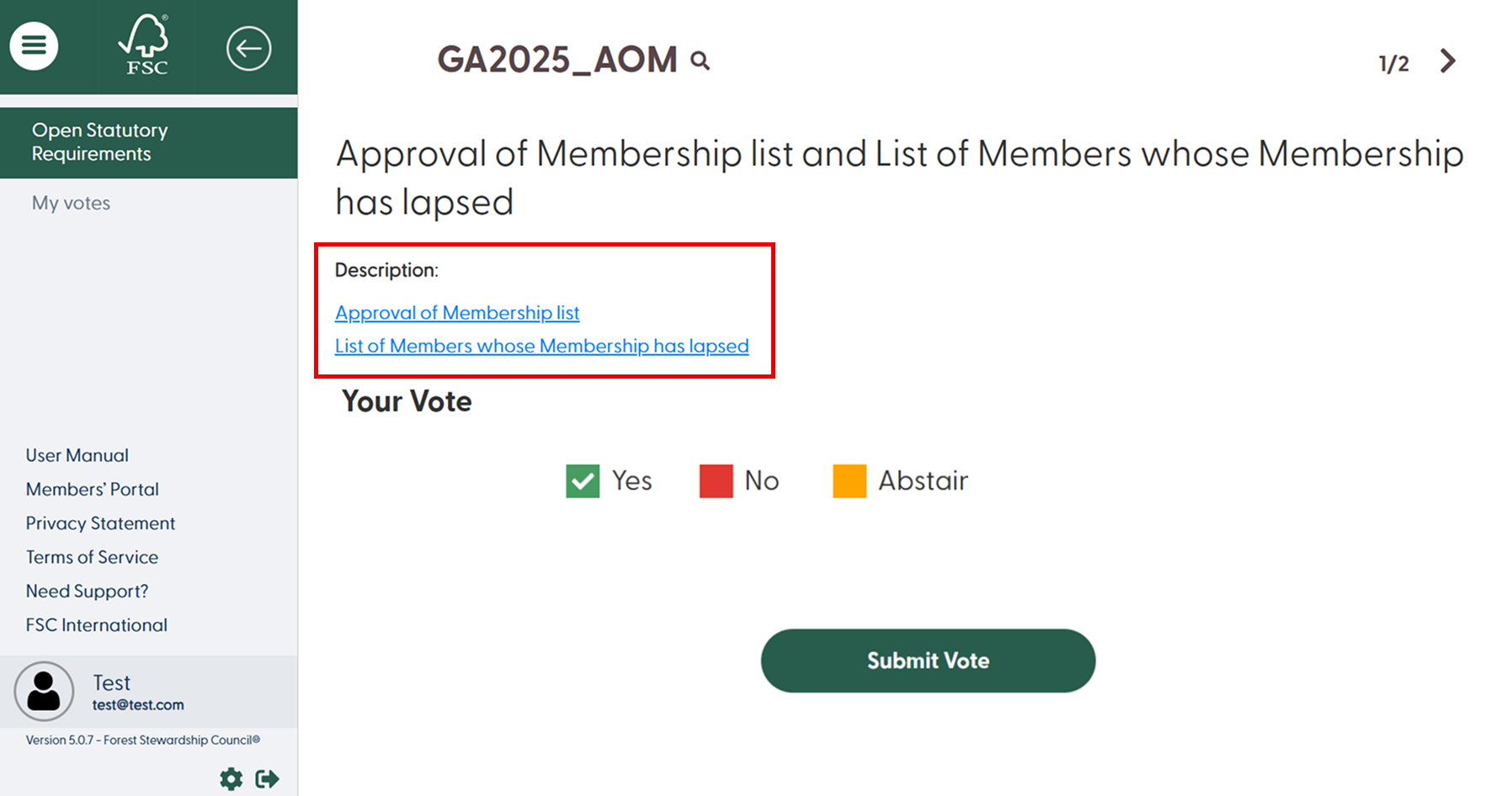 StatutoryVoting