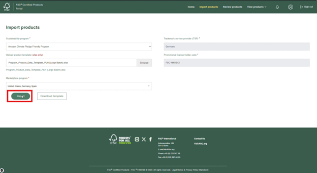 Import Your Products