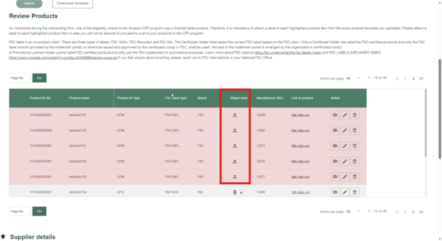 Upload Product Label Photos