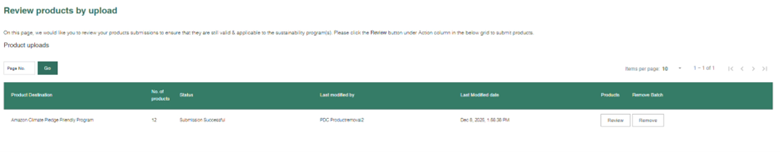 Review or Remove Product Submissions