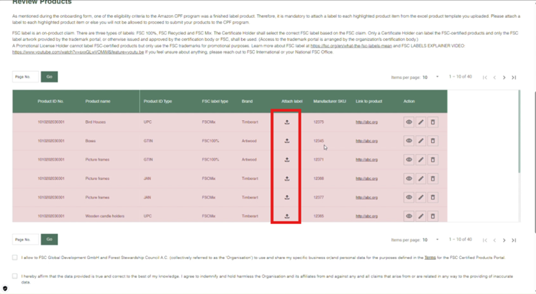 Upload Product Label Photos