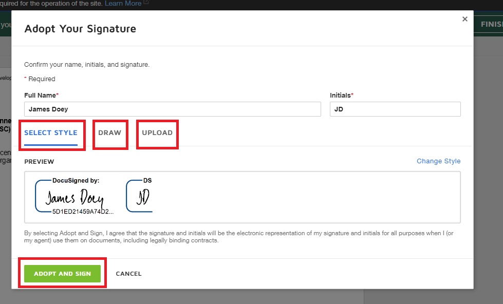 docusign create signature_2