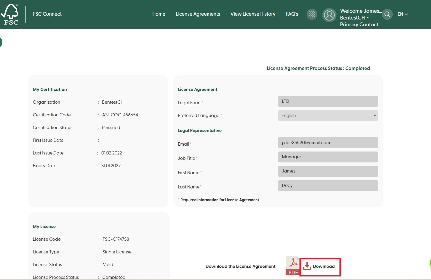 download trademark license agreement