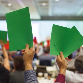 Voting on motions