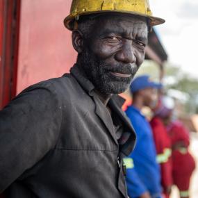 Namibia worker