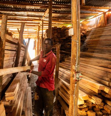 Wood Sawmill in Kenya